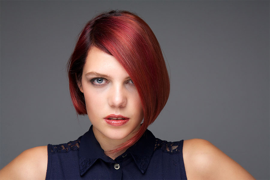 Ladies hair colour